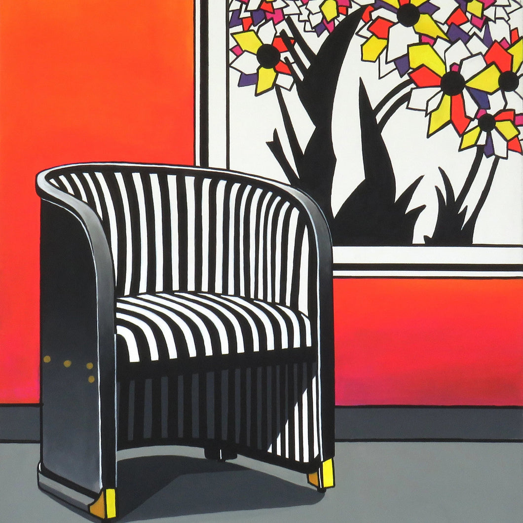 The Hoffman Chair by Brigitte Thonhauser Merk Acrylic  on 