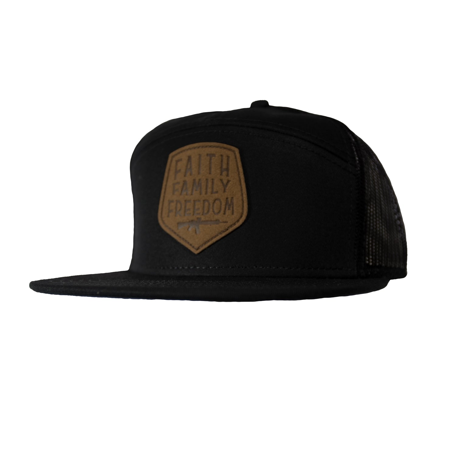 F3 Foundation 7 Panel Hat Black