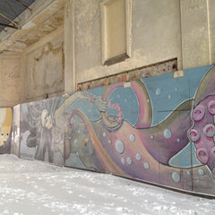 sea flapper mural in asbury Park casino