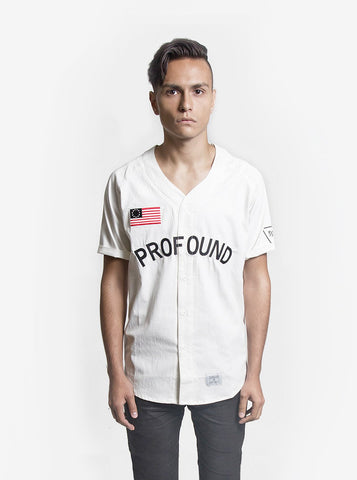 off white baseball jersey