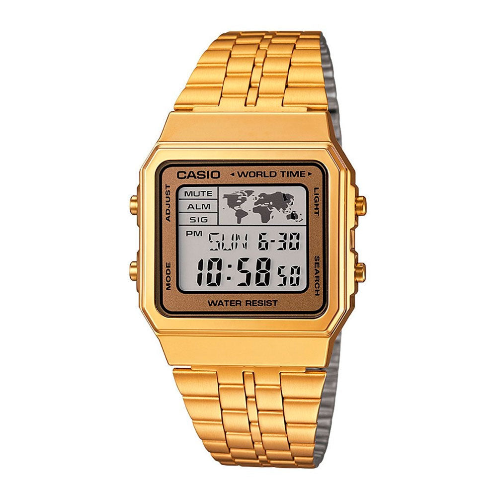 Reloj Casio Vintage A159WGEA-9ADF Dorado Cubos JAPAN - Dando la Hora -  Dando La Hora