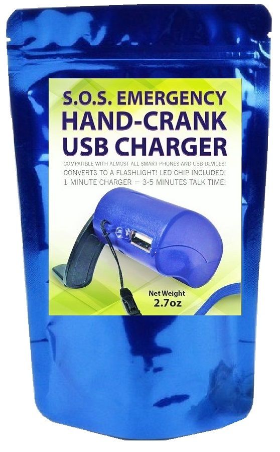 Hand-Crank USB Charger – Survive