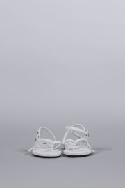Off-White Ziptie Flat Sandal White No Color