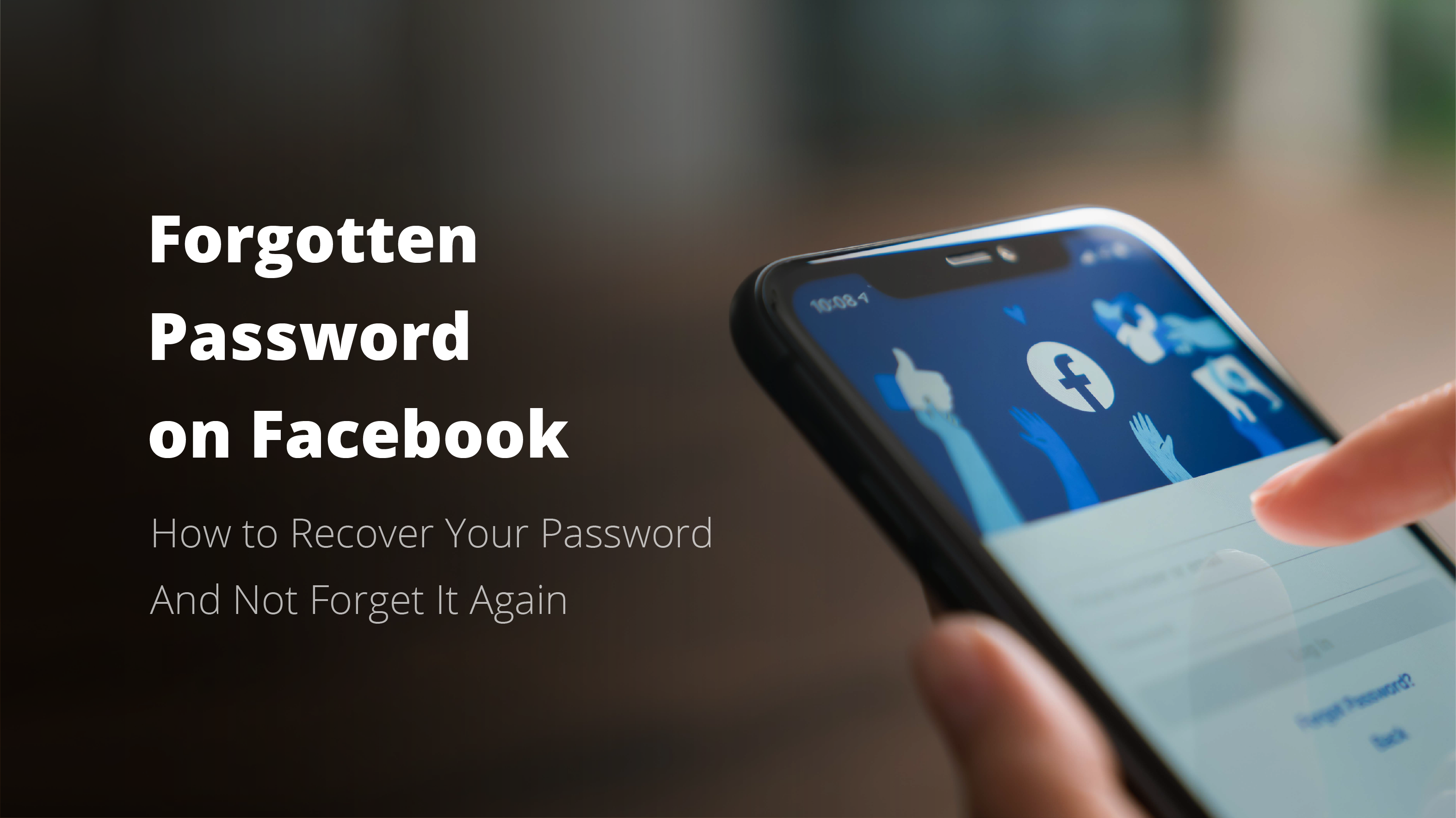 How to recover forgotten password on Facebook?