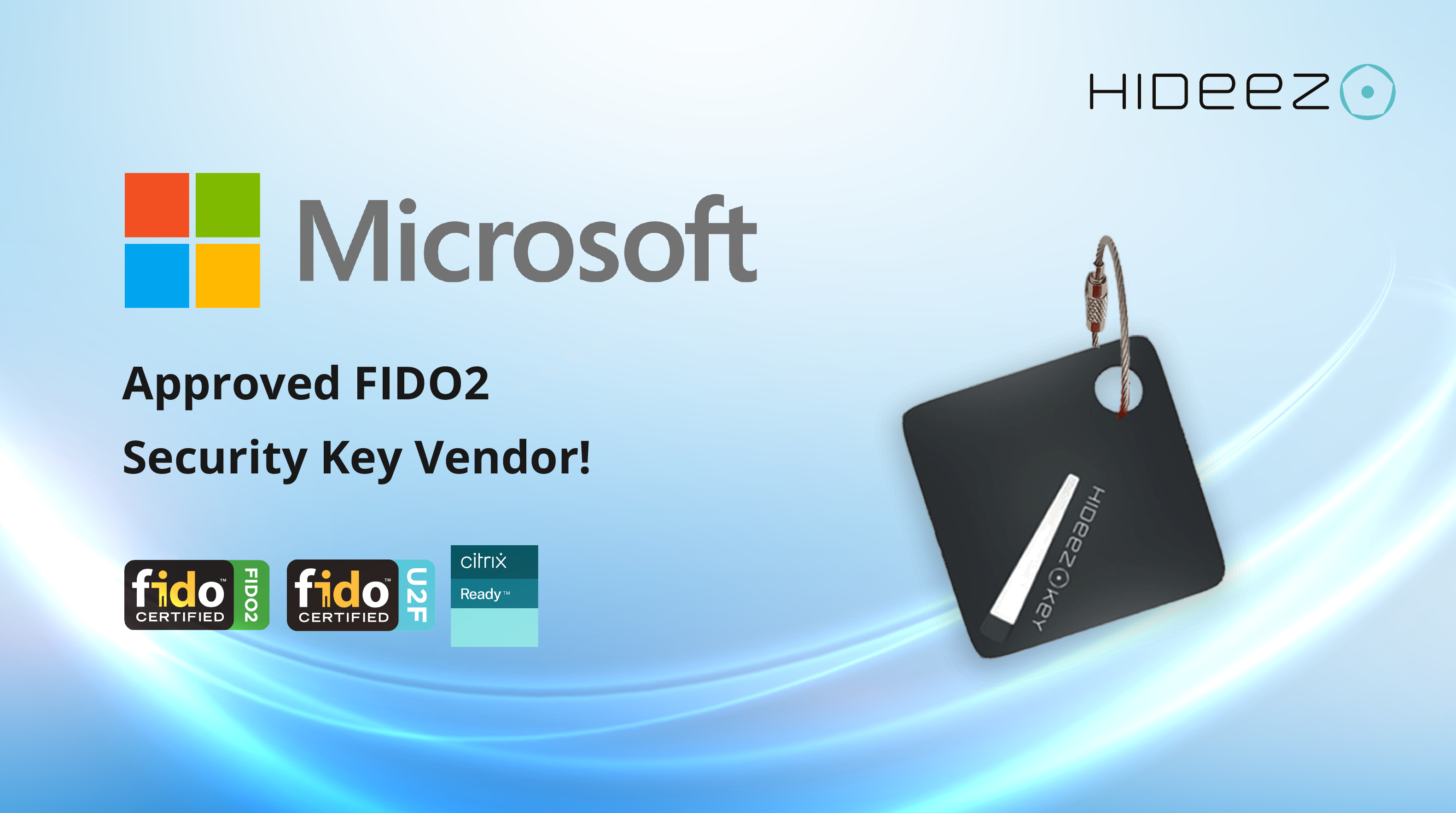 Microsoft-compatible FIDO2Security key vendor