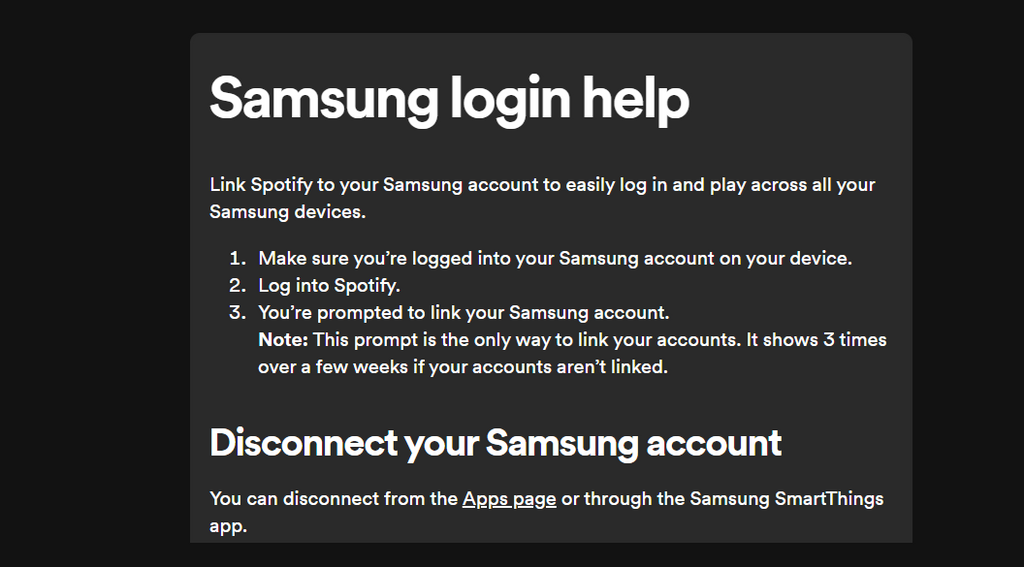 Samsung one step login