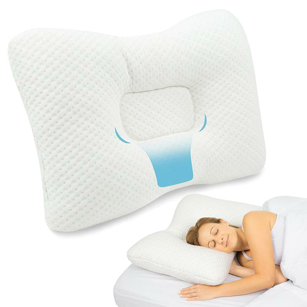 Memory Foam Knee Elevation Wedge Pillow by Vive Health