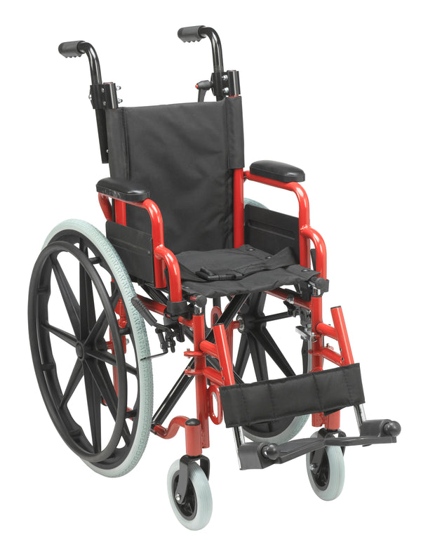 Ziggo Lightweight Wheelchair 16 inch Seat for Kids and Teens