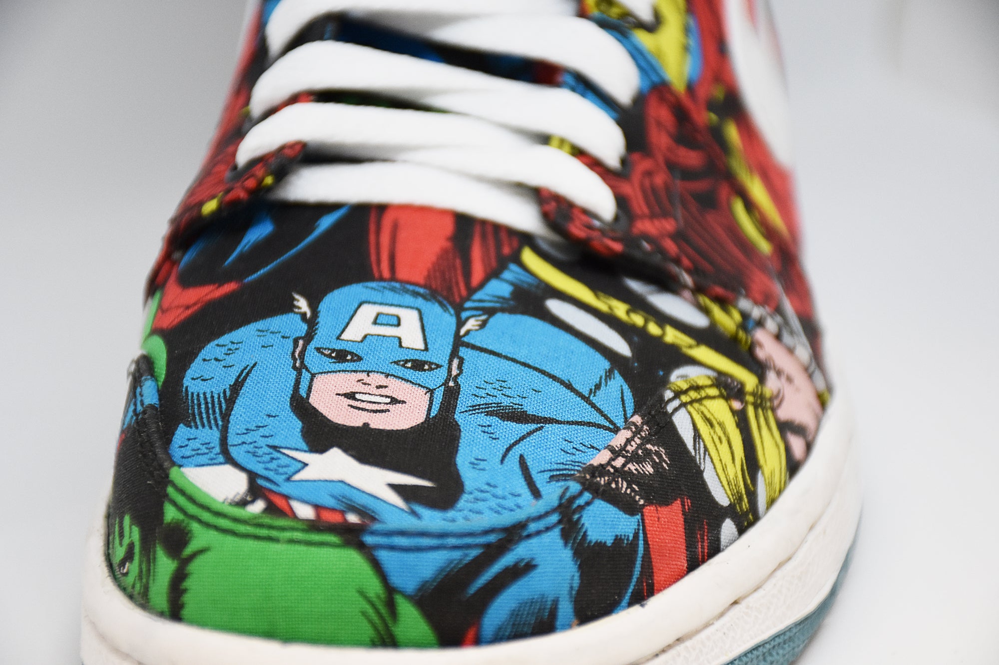 custom marvel jordans