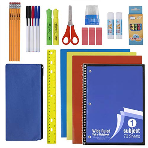 Mega Bulk Back to School Supply Bundle Kit Over 70 + Items