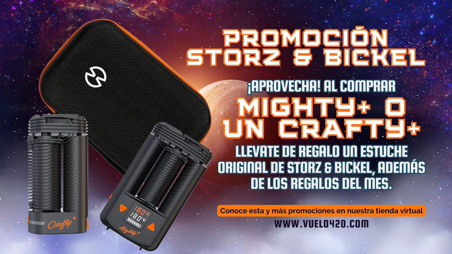 Storz Bickel Volcano Crafty Mighty Vaporizador herbal wax conduccion Vuelo 420 smoke shop