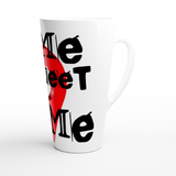 Home Sweet Home Latte 17oz Ceramic Mug  by WHANTZ