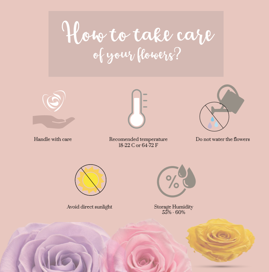 How to Care For Your Preserved Roses