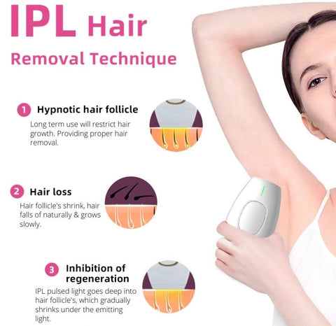 Thndrdeals ipl at home laser hair removal device