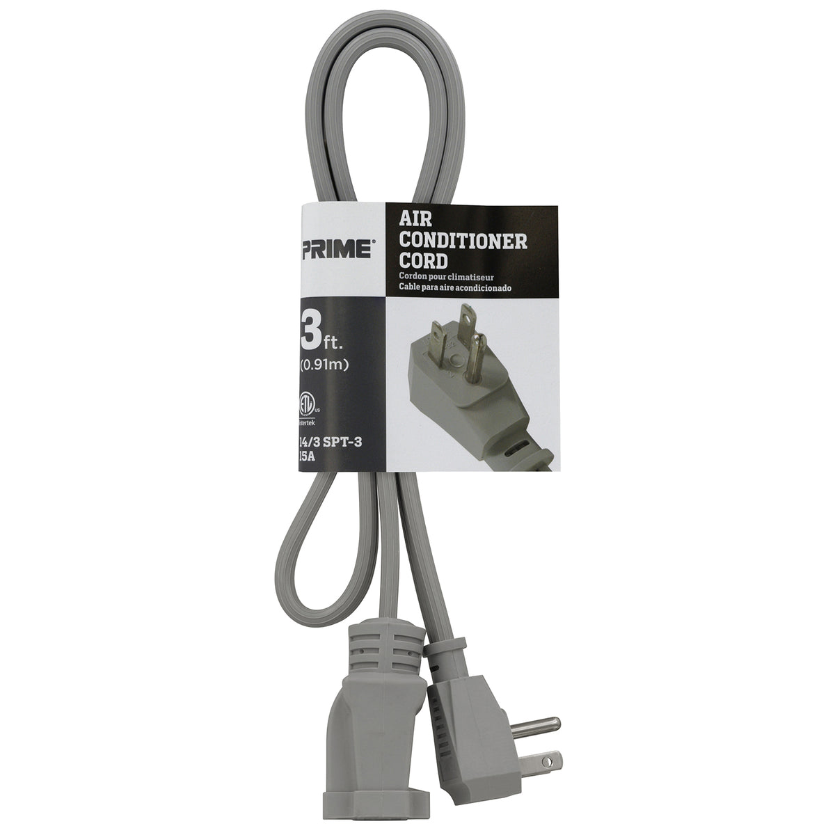 3ft 14/3 SPT-3 Air Conditioner Cord — Prime Wire & Cable Inc.