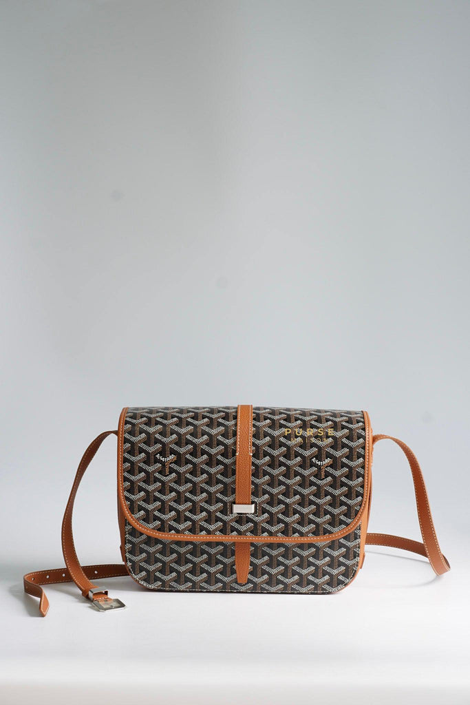 Goyard Sac Anjou PM Noir et Naturel (Black/Tan)