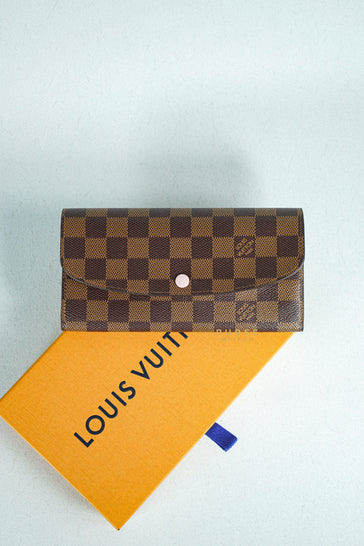 Sarah Wallet Damier Ebene Canvas - Wallets and Small Leather Goods