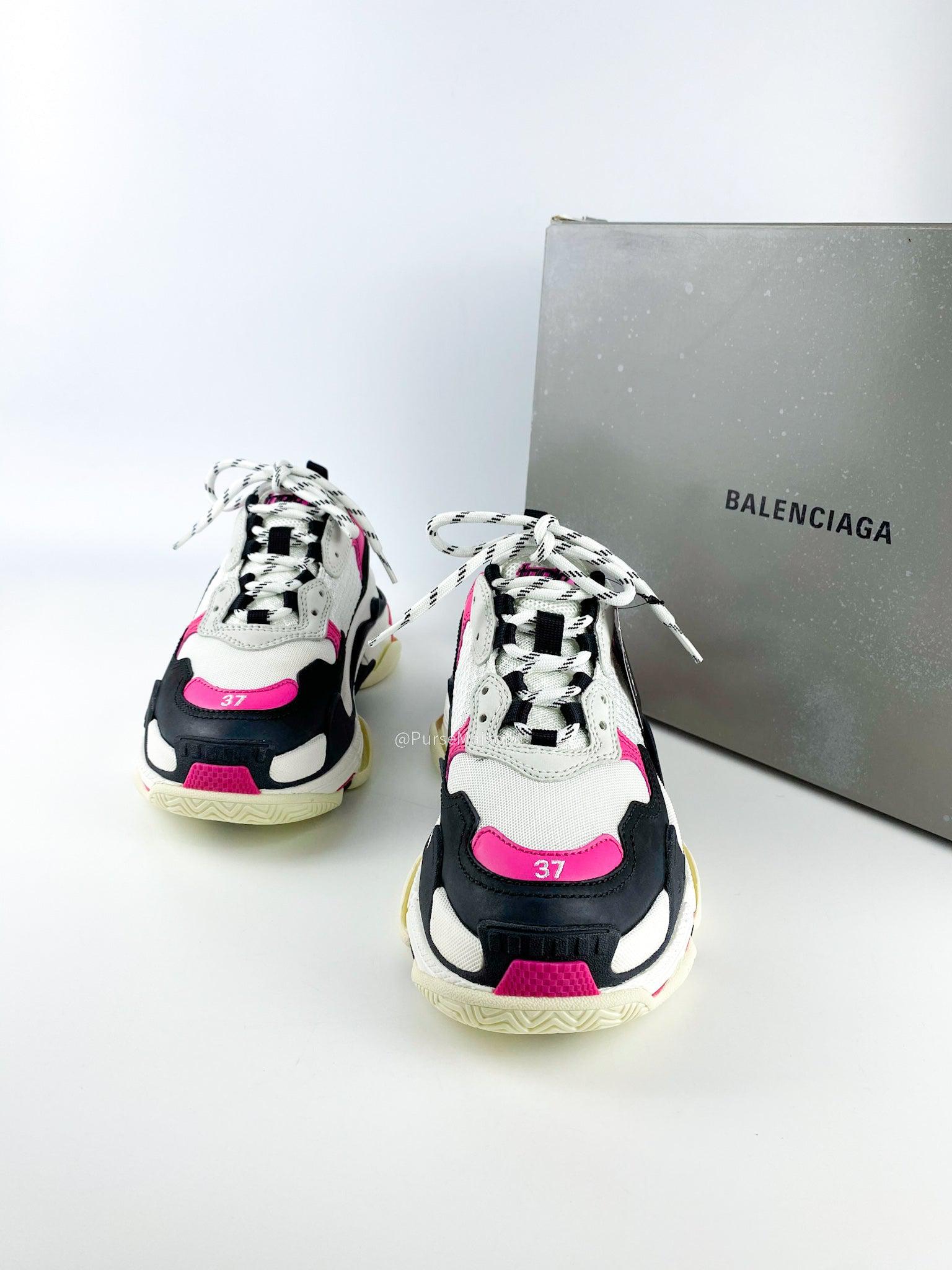 Balenciaga Women’s Triple S Sneaker in Multicolor Size 37 EU (25cm)