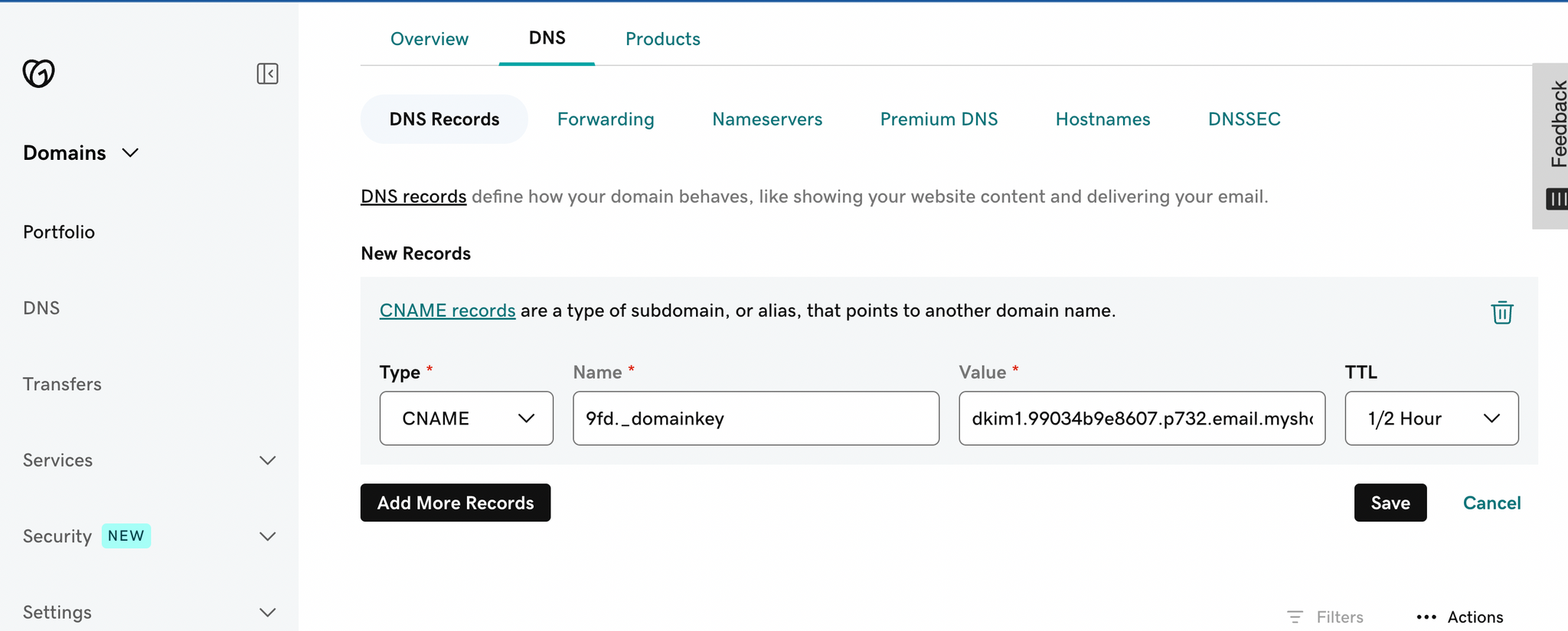 Step by Step Shopify Setting up DMARC