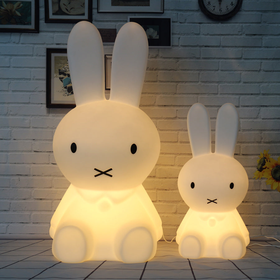 lapin peluche lumineux