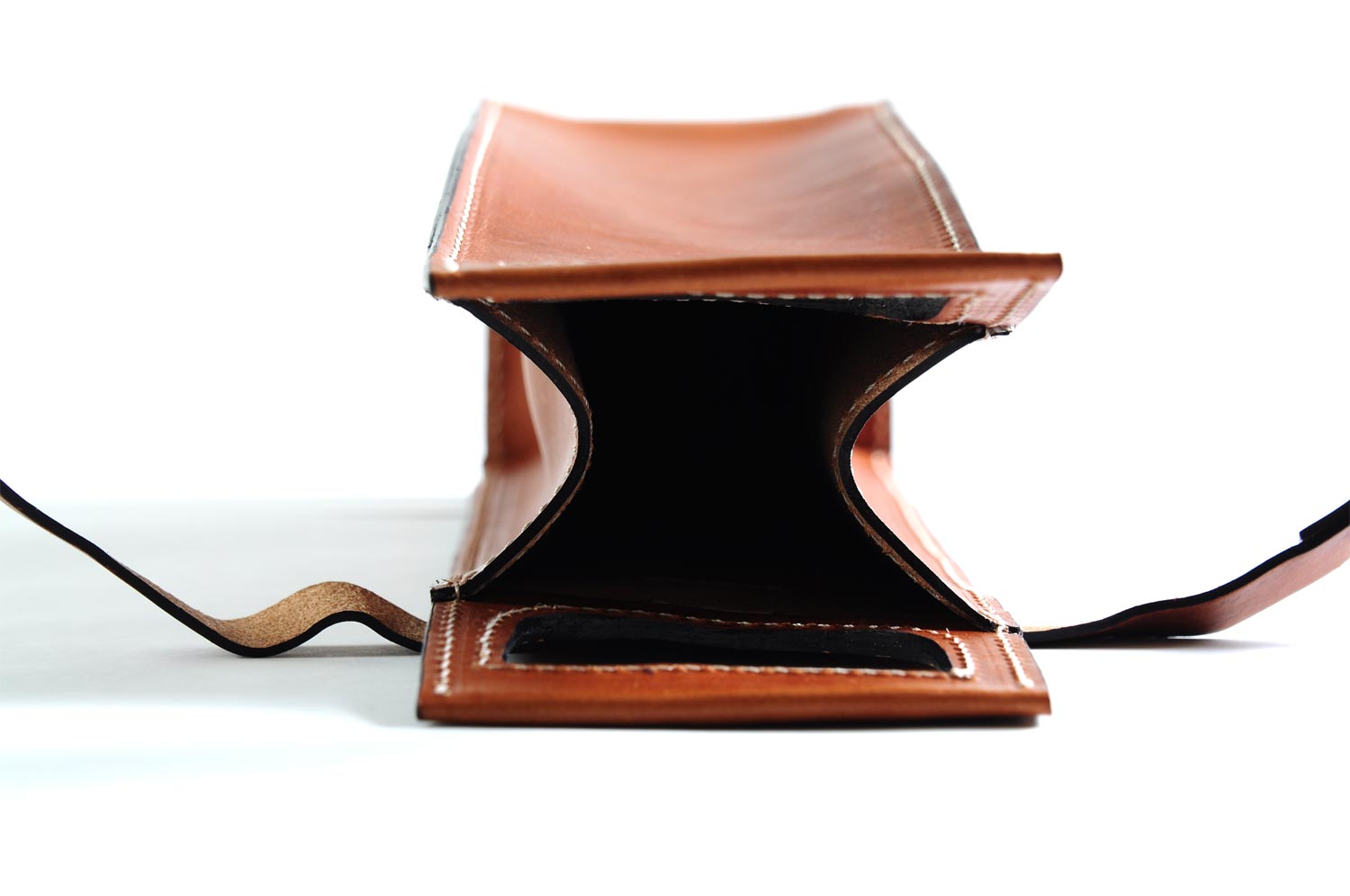 Italian Leather Wine Carrier - Vachetta Leathers - Terra