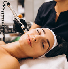 Women Getting Laser Treatment on Skin
