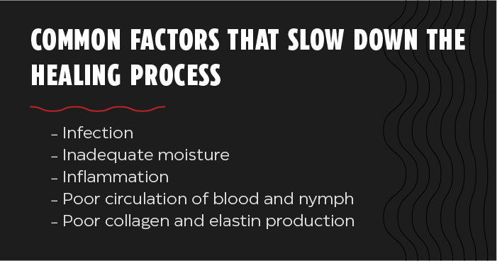 Factors that slow down the healing process