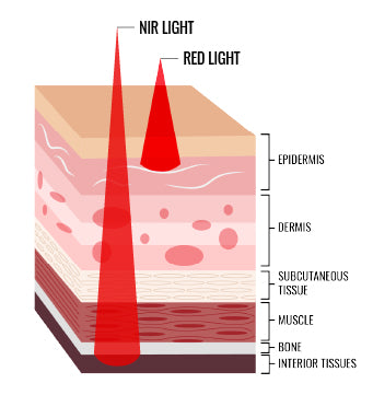Red light vs NIR light