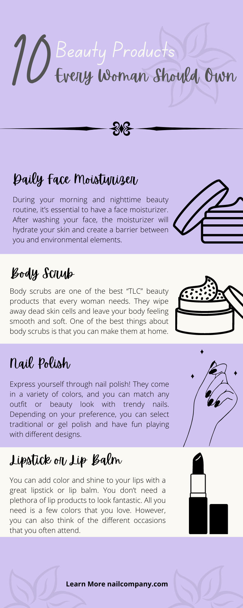 10 Beauty Products Every Woman Should Own – Nail Company Wholesale Supply,  Inc