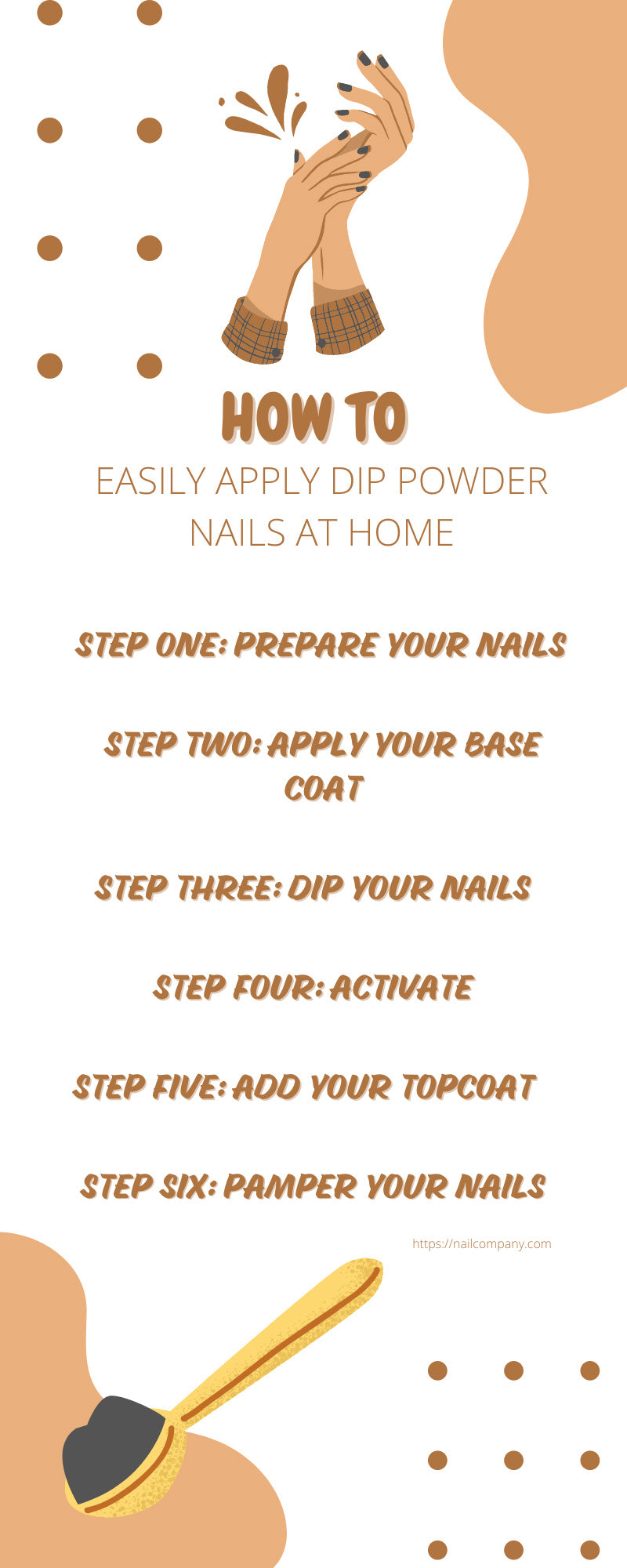 How To Easily Apply Dip Powder Nails at Home