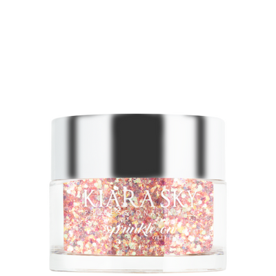 Peach Gold/ Silver Glitter Highlighter Flakes 