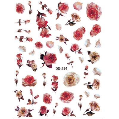 Nail Art Stickers Roses DD602 – Nail Company Wholesale Supply, Inc