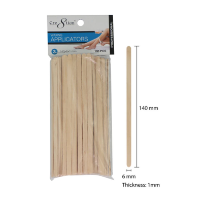 Wooden Wax Applicator - Large 100ct