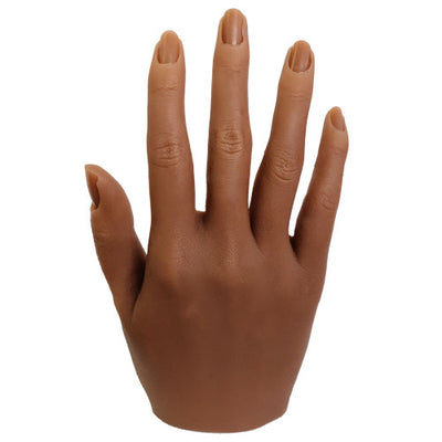 Practice Life Like Silicone Hand - Dark – Nail Company Wholesale Supply, Inc