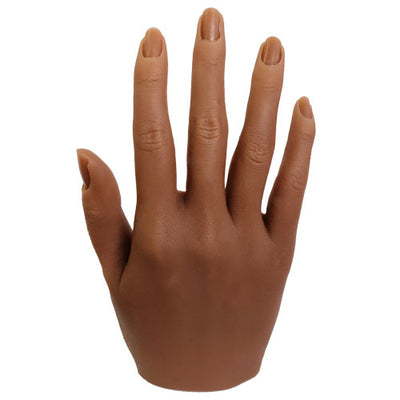 Practice Life Like Silicone Hand - Dark – Nail Company Wholesale