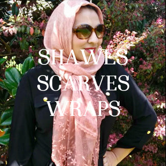 SHAWLS/SCARVES/WRAPS