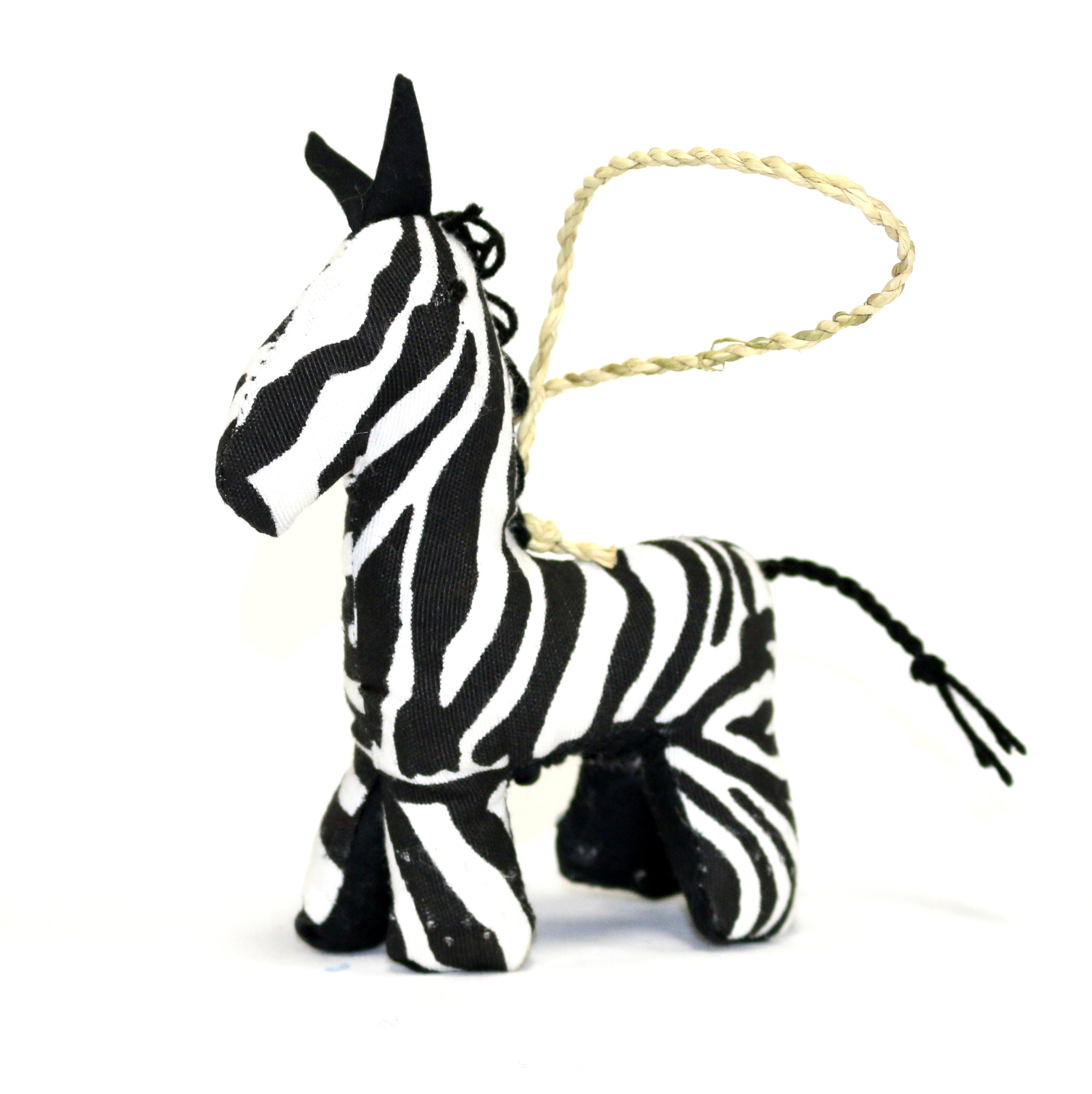 stuffed zebra