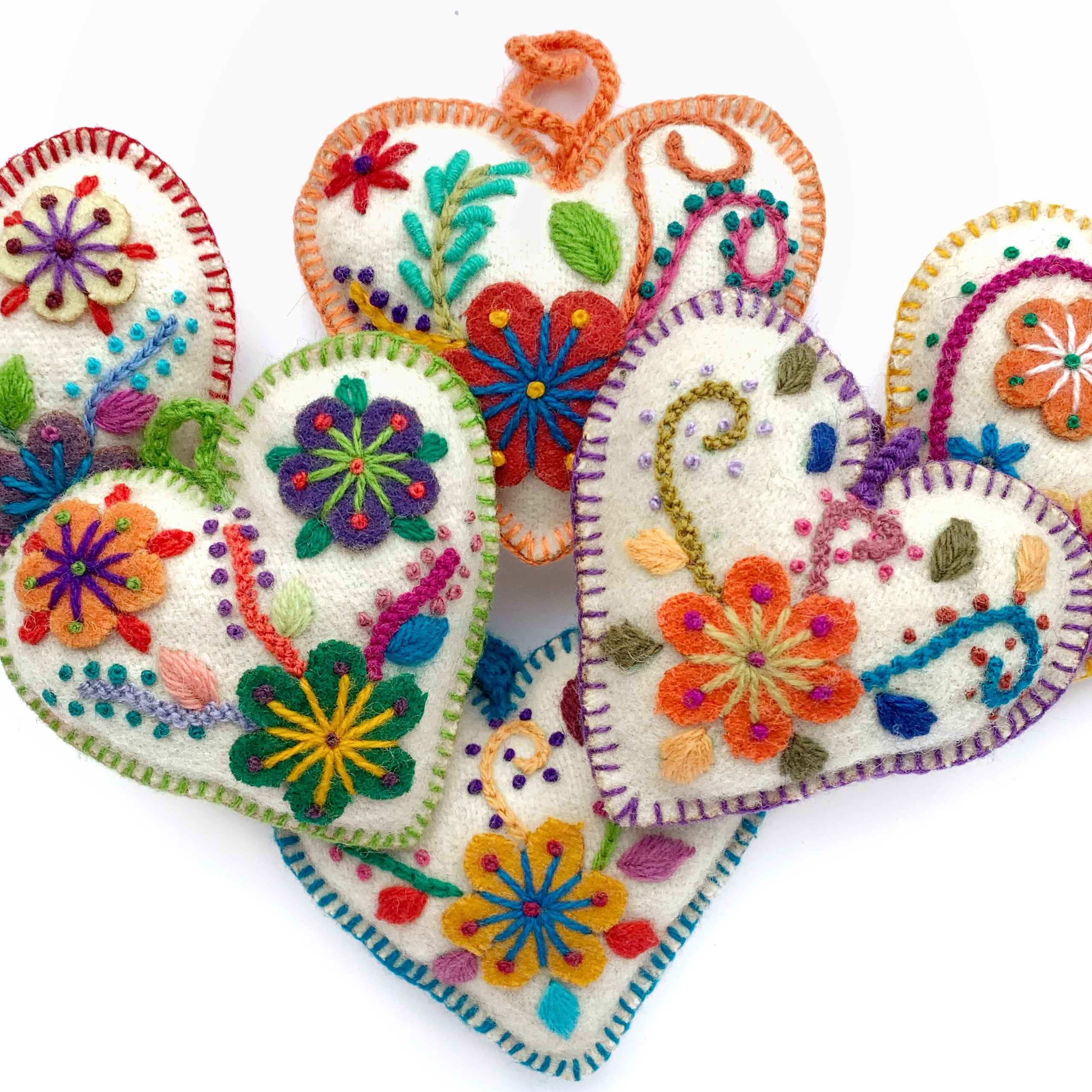 Handmade Heart Christmas Ornament | Valentines Gift | Heart Ornament ...