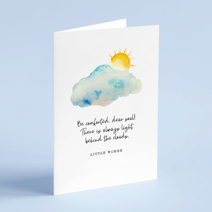 Little Women Be Comforted Dear Soul Literary Quote Card Quote And Quill