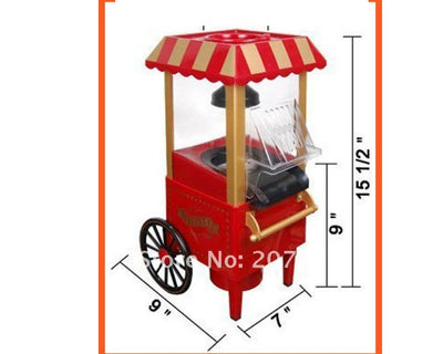 mini popcorn cart