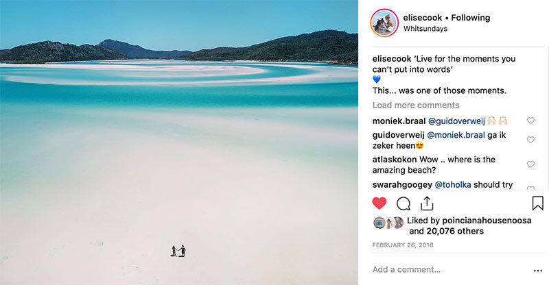 Most Instagrammed Beach Whitehaven Beach