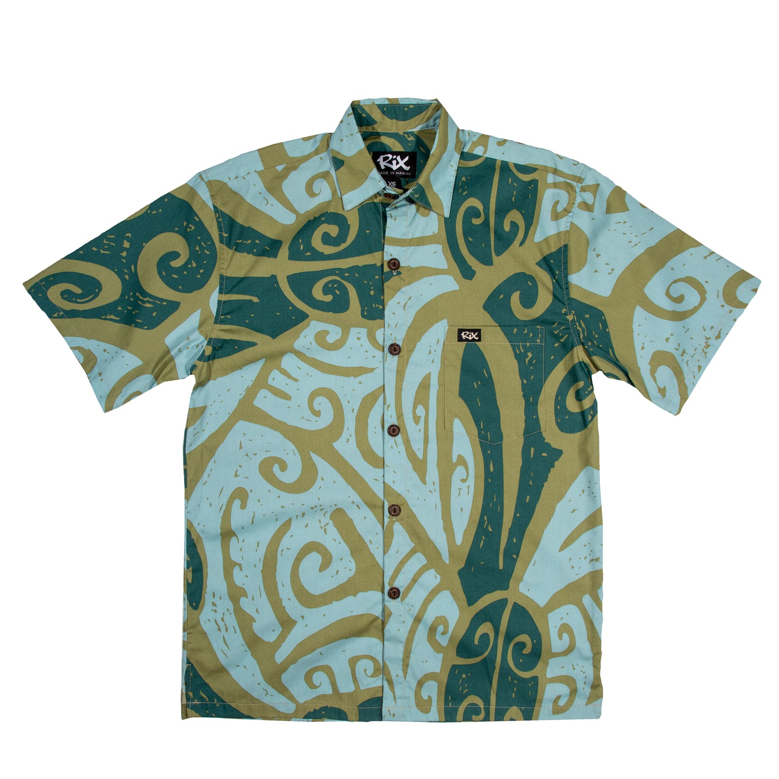 WAI'AU Classic Fit Hawaiian Shirt - Rix Island Wear