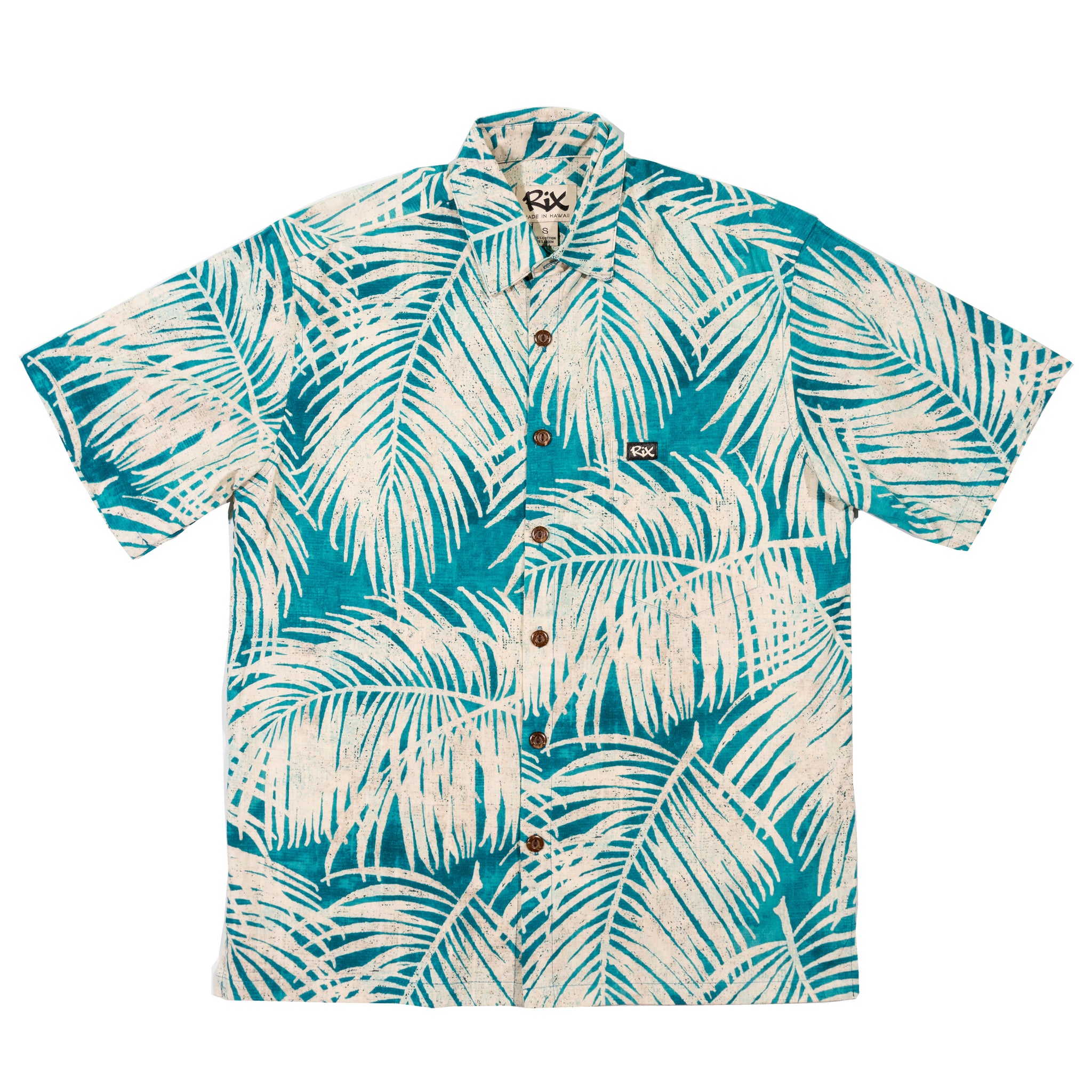 PALM LINEN Hawaiian Shirt - Rix Island Wear