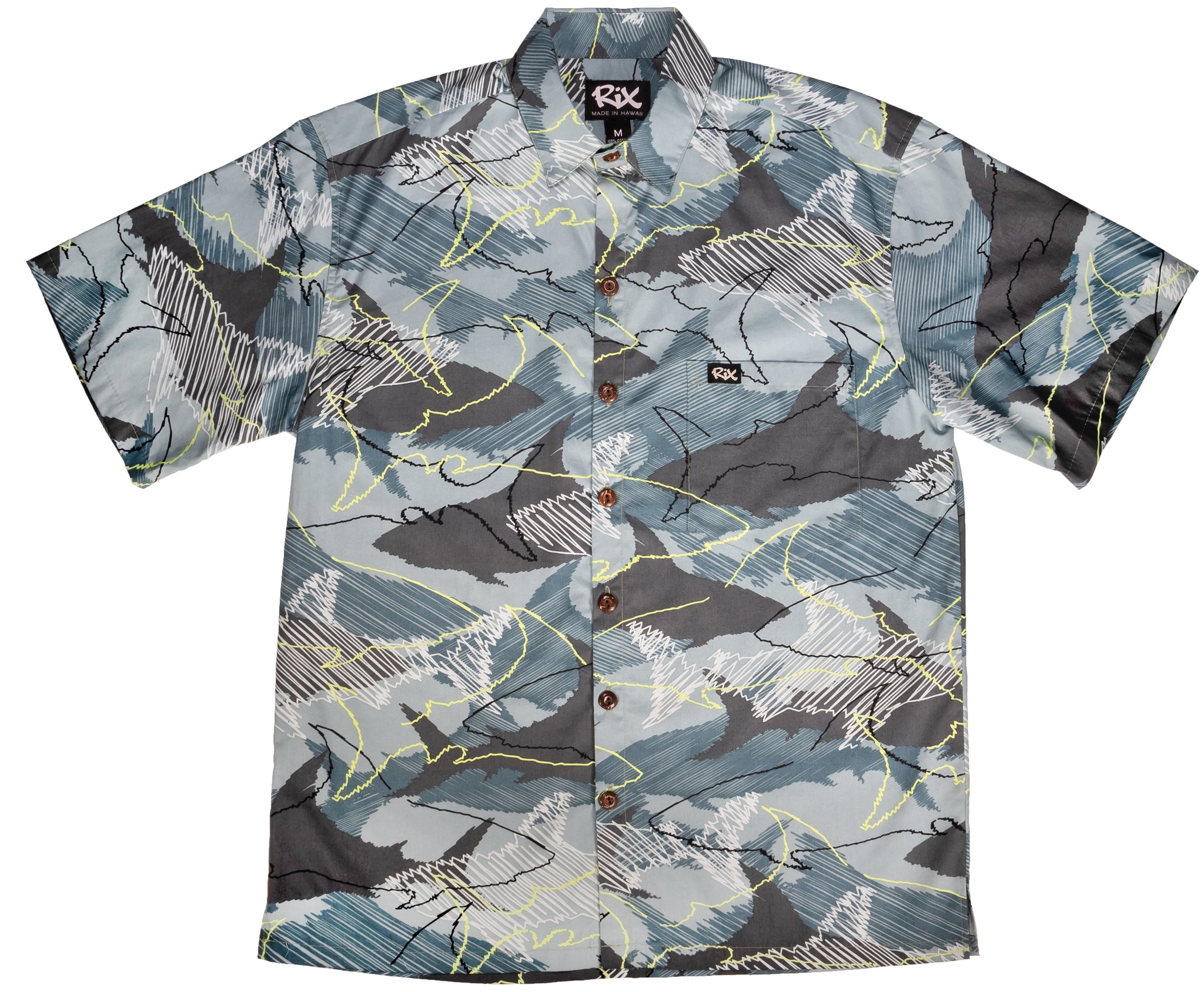 athletic fit hawaiian shirt