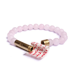 Matte Rose Quartz Wishbeads Bracelet