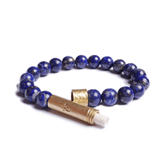 Polished Lapis Lazuli Wishbeads Bracelet