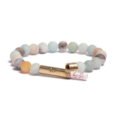 Matte Amazonite Wishbeads Bracelet