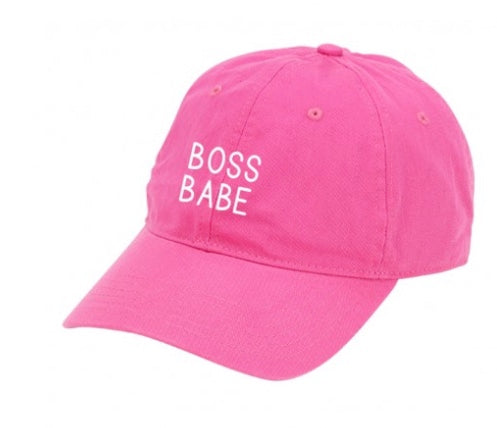 Hot Pink Boss Babe Hat – Bird and Co