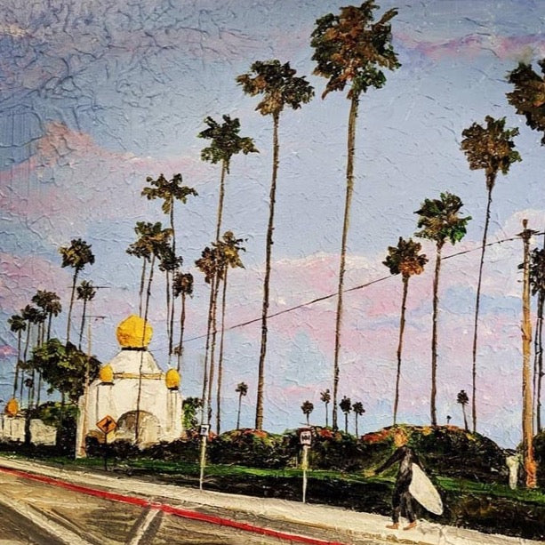 "Swamis" by Moira Lumpkin, Acrylic on Canvas