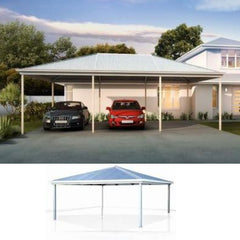 Carport - Best Hail Protection, Hip roof carport